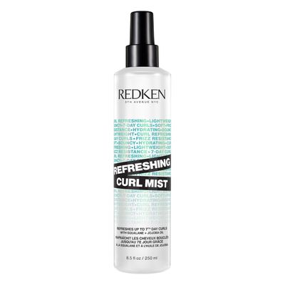 REDKEN Curl Refreshing Spray For Curly and Coily Hair - Hydrates &amp; Defines up to 7th-Day Curls, Silicone-Free