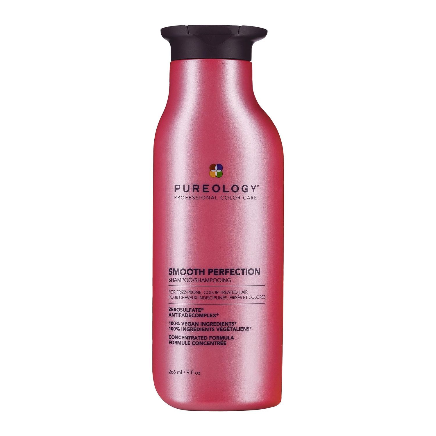 Pureology Smooth Perfection Shampoo | For Frizzy, Color-Treated Hair | Smooths Hair &amp; Controls Frizz | Sulfate-Free | Vegan | Updated Packaging | 9 Fl. Oz. |