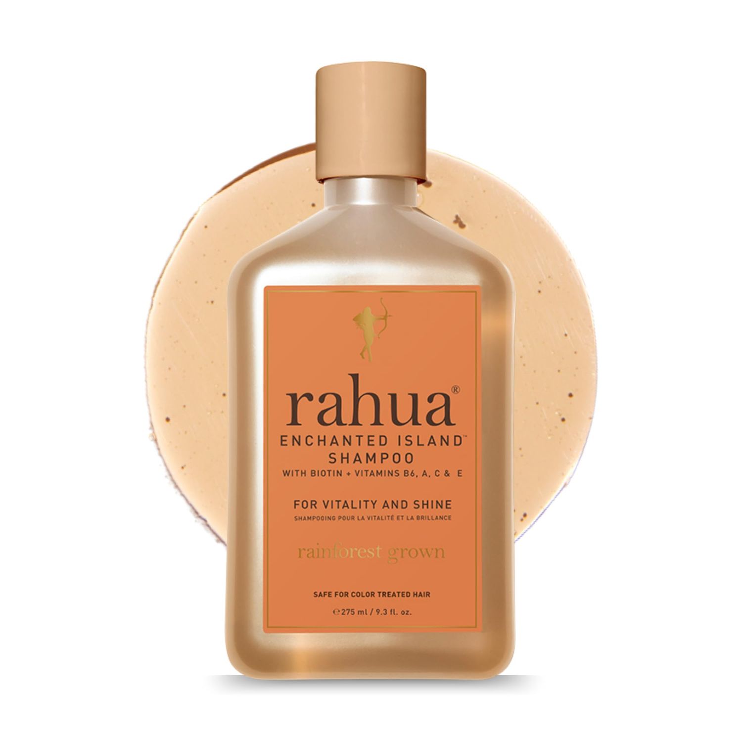 Rahua Enchanted Island Hair Shampoo with Biotin, 9.3 Fl Oz, Supports Strength, Hair Growth &amp; Shine for All Hair Types, Vitamin C, E, A &amp; B6, Coconut Guava Scent, Nourishing Hair Care for Men and Women