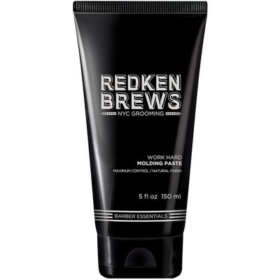 Redken Brews Molding Paste For Men | Men&#39;s Hair Styling Paste | High Hold &amp; Maximum Control | Natural, Matte Finish | Sulfate Free | For All Men&#39;s Hair Types