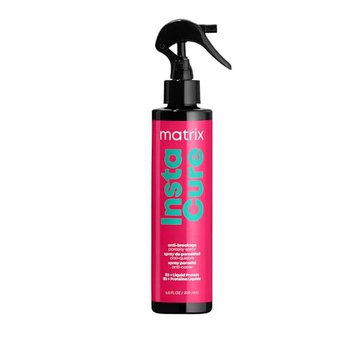 Matrix Instacure Anti-Breakage Leave-In Porosity Spray - Reduces Split Ends &amp; Detangles, Repairs &amp; Strengthens Hair, For Dry, Damaged, Color Treated &amp; Brittle Hair, 6.8 Fl Oz