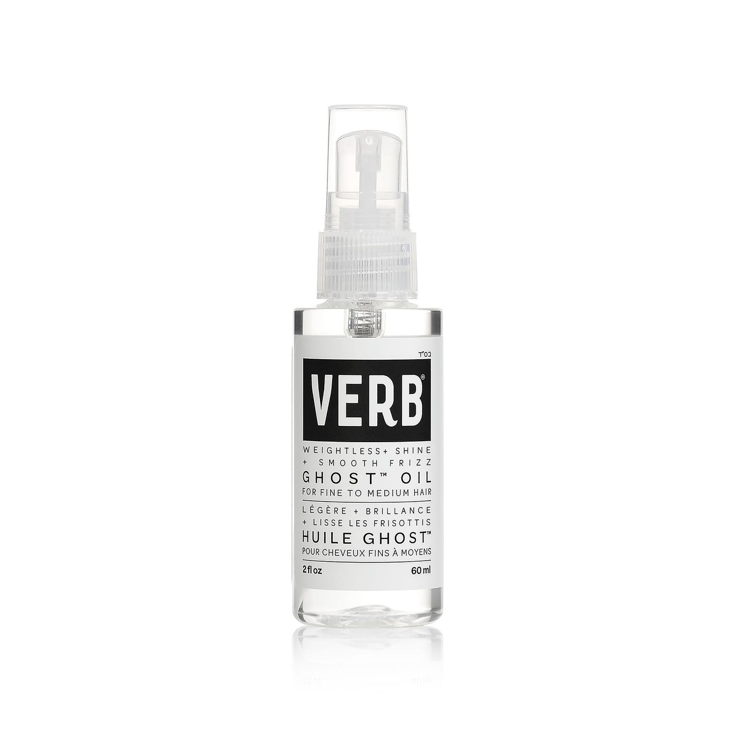 VERB Ghost Oil, 2 fl oz- Weightless Hair Oil for Fine to Medium Hair - Smooths Frizz, Adds Shine - No Paraben or Gluten Free and Free of Harmful Sulfate