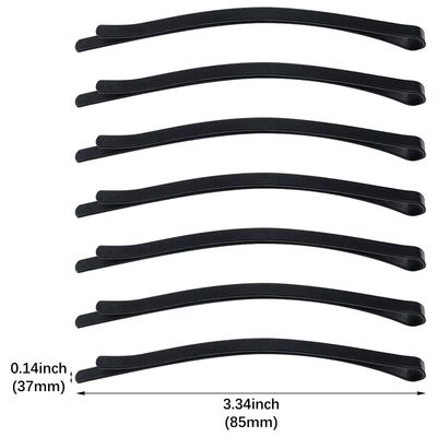 50 Black Jumbo Bobby Pins, 3.34 Inch Metal Hair Clips Hair Pin Bobby-pins Hairpins Hair Accessories for Women Thick Long Updo Hair Style