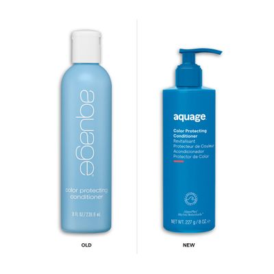 Aquage Color Protecting Conditioner, Deep-Penetrating Moisturizer Seals in Haircolor, Infused with Nutrient-Rich Sea Botanicals, Restores Hair and Adds Shine, 8 oz.