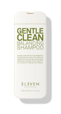 ELEVEN AUSTRALIA Gentle Clean Balancing Shampoo - Mild Daily Shampoo for All Hair Types, Removes Buildup While Maintaining Moisture, Lightweight Formula for Fresh, Healthy-Looking Hair - 10.1 Fl Oz