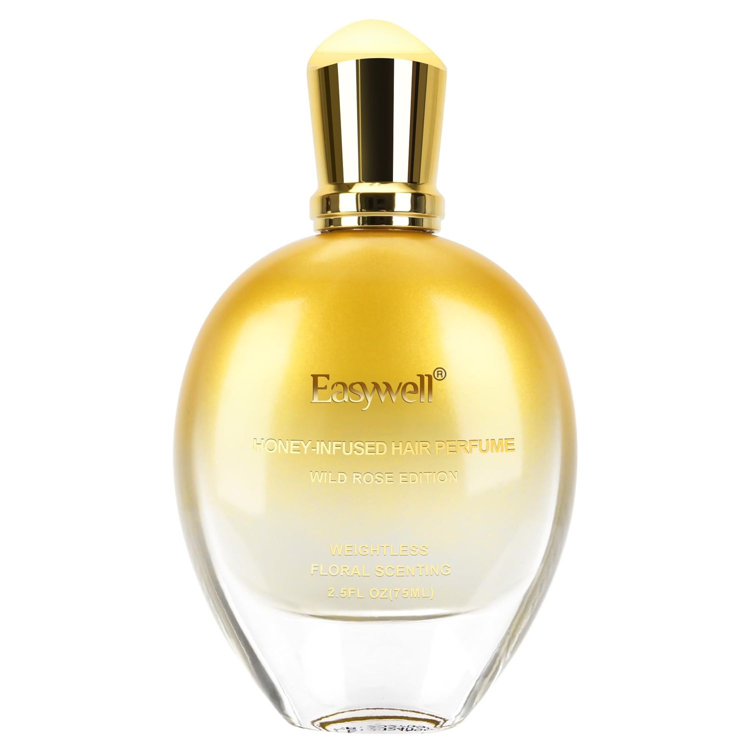 EASYWELL Hair Perfume,A Delicate Hair Florals Fragrance with Pro-Vitamin B5 Essence Leave-In Nourishes and Moisturizes Hair Shine Spray (2.5 fl oz, Wildflower Honey)