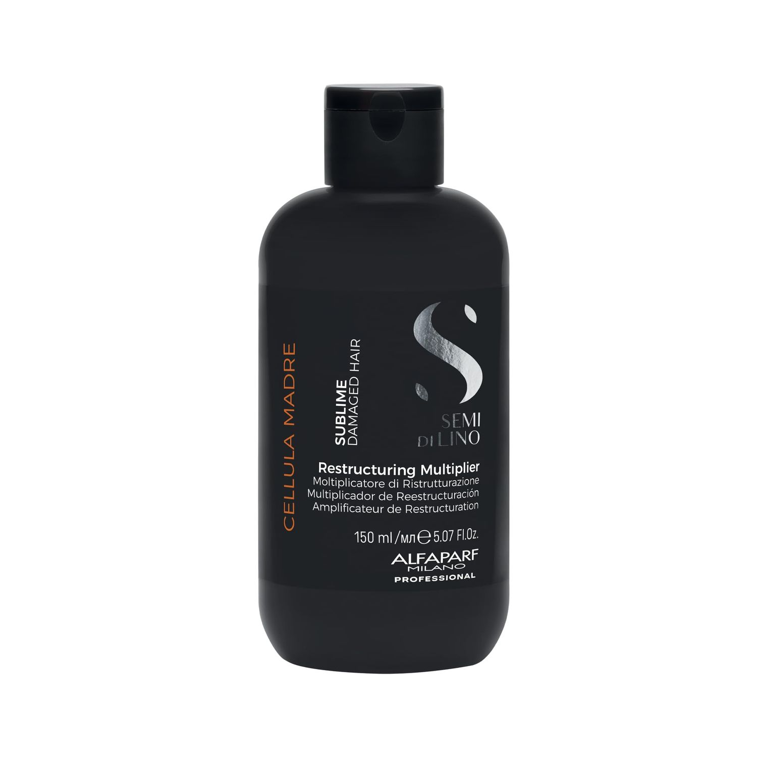 Alfaparf Milano Semi di Lino Sublime Cellula Madre Restructuring Multiplier for Damaged Hair - Repairs and Reconstructs for Healthy Hair - Protects and Enhances Cosmetic Color - (5.07 fl. oz.)
