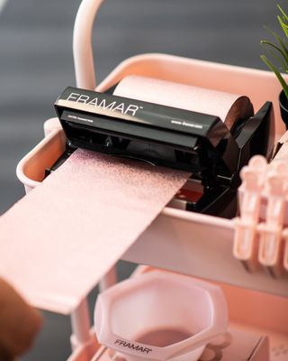 FRAMAR Ros Hair Foil - Hair Foils For Highlighting Long Hair, Salon Foil For Hair Highlighting, Salon Foils For Hair Highlighting Kit, Salon Foils For Hair Stylist, Embossed - 320 ft