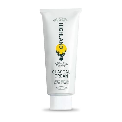 Highland Glacial Cream - Versatile hair styling cream that smooths, de-frizzes, texturizes &amp; boosts curls. Natural, plant-derived, &amp; made for all hair types. (2.5 oz)