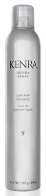 Kenra Design Spray 9 | Light Hold Hairspray | Tames Frizz &amp; Flyaways | Lightweight, Brushable Formula | All Hair Types | 10 oz