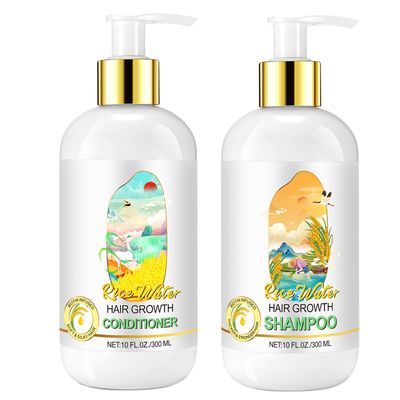 TOYHHO Rice Water Shampoo &amp; Conditioner Set for Women, Suitable For All Hair types, for Thinning &amp; Hair Loss, Promotes Growth, Hydration, and Repair