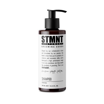 STMNT Grooming Goods Shampoo, 10.1 oz | SLS/SLES Sulfates Free | Activated Charcoal &amp; Menthol | Removes Build Up | Fuller Feeling Hair