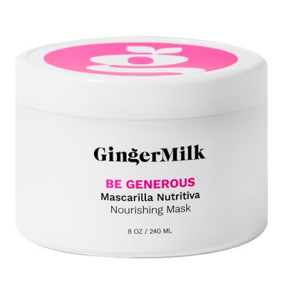 GINGER MILK - Hair Mask For Damaged &amp; Dry Hair, Deep Conditioning, Promotes Growth (8 oz.)