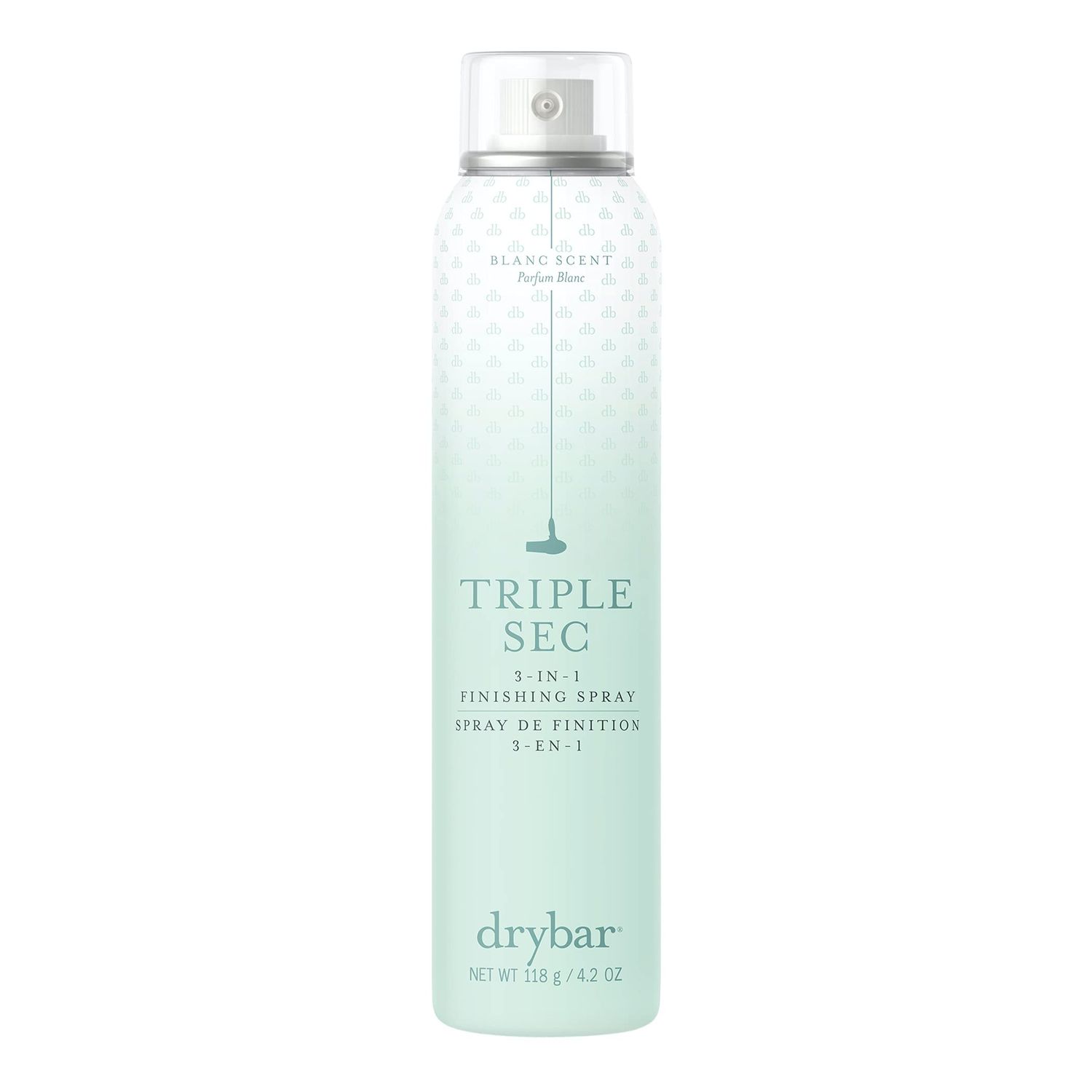 Drybar Triple Sec 3-in-1 Finishing Spray Blanc Scent - Full Size | Adds Texture, Amplifies and Refreshes Hair for Fuller Styles &amp; Absorbs Light Oils, All Hair Types