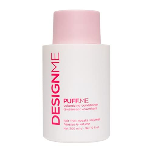 Design.Me PUFF.ME Volumizing Conditioner | Hydrating, Adds Volume, Body and Shine for Thicker &amp; Bouncier Hair | For Fine &amp; Medium Hair | Boosts Shine | Vegan, Color-Safe, Paraben &amp; Sulfate Free