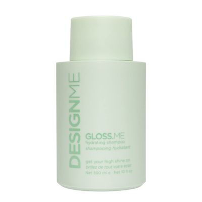 Design.Me GLOSS.ME Hydrating Shampoo | With Hemp &amp; Argan Oil | Adds Softness &amp; Shine | Straight, Wavy, or Curly Hair Shampoo | Sulfate-Free &amp; Color-Safe Moisturizing Shampoo for Dry Hair, 10 Fl Oz