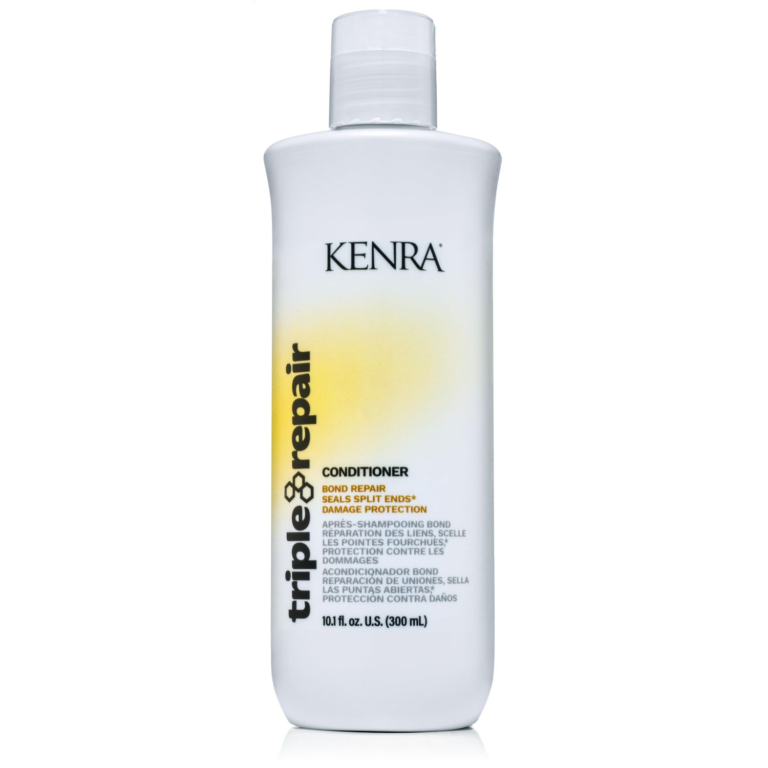 Kenra Triple Repair Conditioner | Targets &amp; Repairs Weak or Broken Bonds | Split Ends | Damaged Hair | Bond Builder | Sulfate-Free | 10.1 fl. oz.