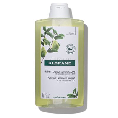 Klorane - Purifying Shampoo with Citrus - Clarifies &amp; Detoxifies Hair &amp; Scalp, Removes Buildup - Silicone, Paraben &amp; Sulfate Free - 13.5 fl. oz.