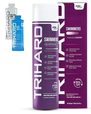 TRIHARD Premium Swim Shampoo | Ultimate Chlorine &amp; Saltwater Defense | Pro Swimmers&#39; Hair Care Choice