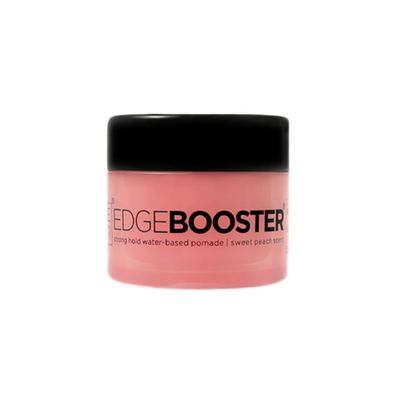 Style Factor EDGE BOOSTER Strong Hold Water Base Pomade- Excellent for Taming Edges &amp; Braiding Hair (Sweet Peach, 0.85oz)