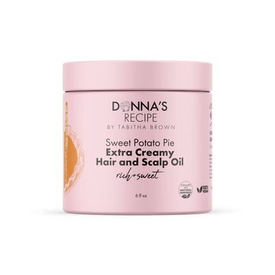 Donna&#39;s Recipe by Tabitha Brown Hair &amp; Scalp Oil (LOC System) Sweet Potato Pie Extra Creamy