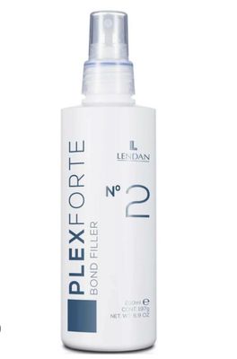 LENDAN - Damaged Hair Repair Treatment - Plex Forte N2 Bond Filler - 200 ml - Strengthens Hair - Nourishes and Repairs Damaged Hair - Preserves Color Longer - Heat Protector