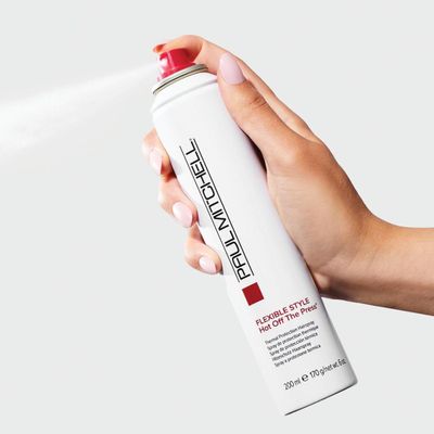 Paul Mitchell Hot Off The Press Thermal Protection Hairspray, Perfect Prep + Finish For Heat Styling,For All Hair Types, 6 oz