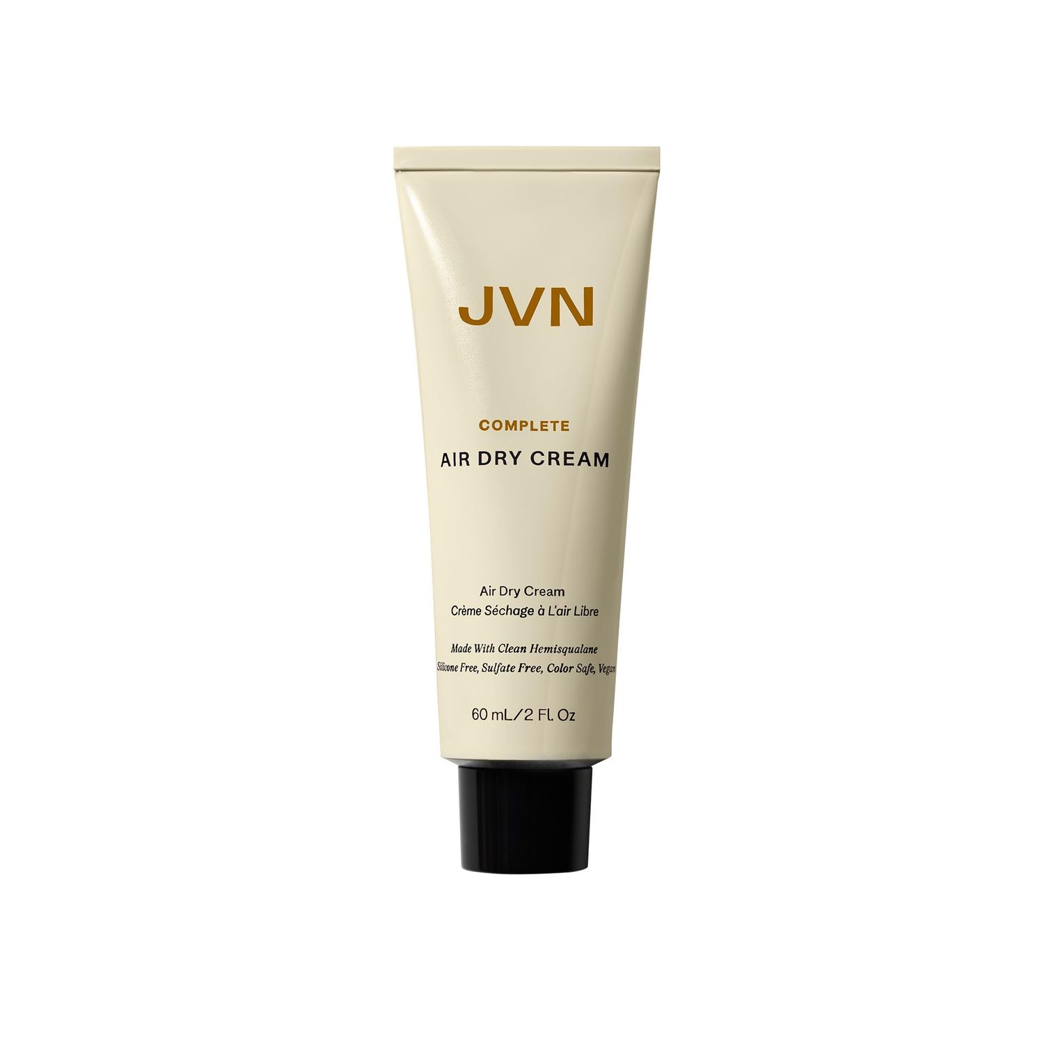 JVN Styling Cream, Air Dry, 2 Fluid Ounces, Frizzy Hair, Heat Protection, Sulfate and Silicone Free, Grapefruit Scent, Light Hold for All Hair Types, Textures