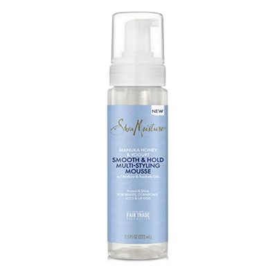 SheaMoisture Manuka Honey &amp; Yogurt Smooth &amp; Hold Multi-Styling Hair Mousse For Nourishment 7.5 oz