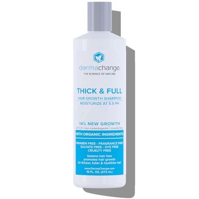 Hair Growth Shampoo for Thining and Hair Loss - Sulfate Free for Men and Women - Shinier, Volumizing and Thickening Shampoo for Color Treated Hair with Aloe Vera (16oz)
