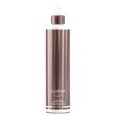 ALURAM High Shine Glossing Treatment with Tri-Gloss Shine Complex, Nourishes &amp; Conditions for a Weightless, Glossy Finish, Color-Safe Formula for All Hair Types, 9.75 fl oz