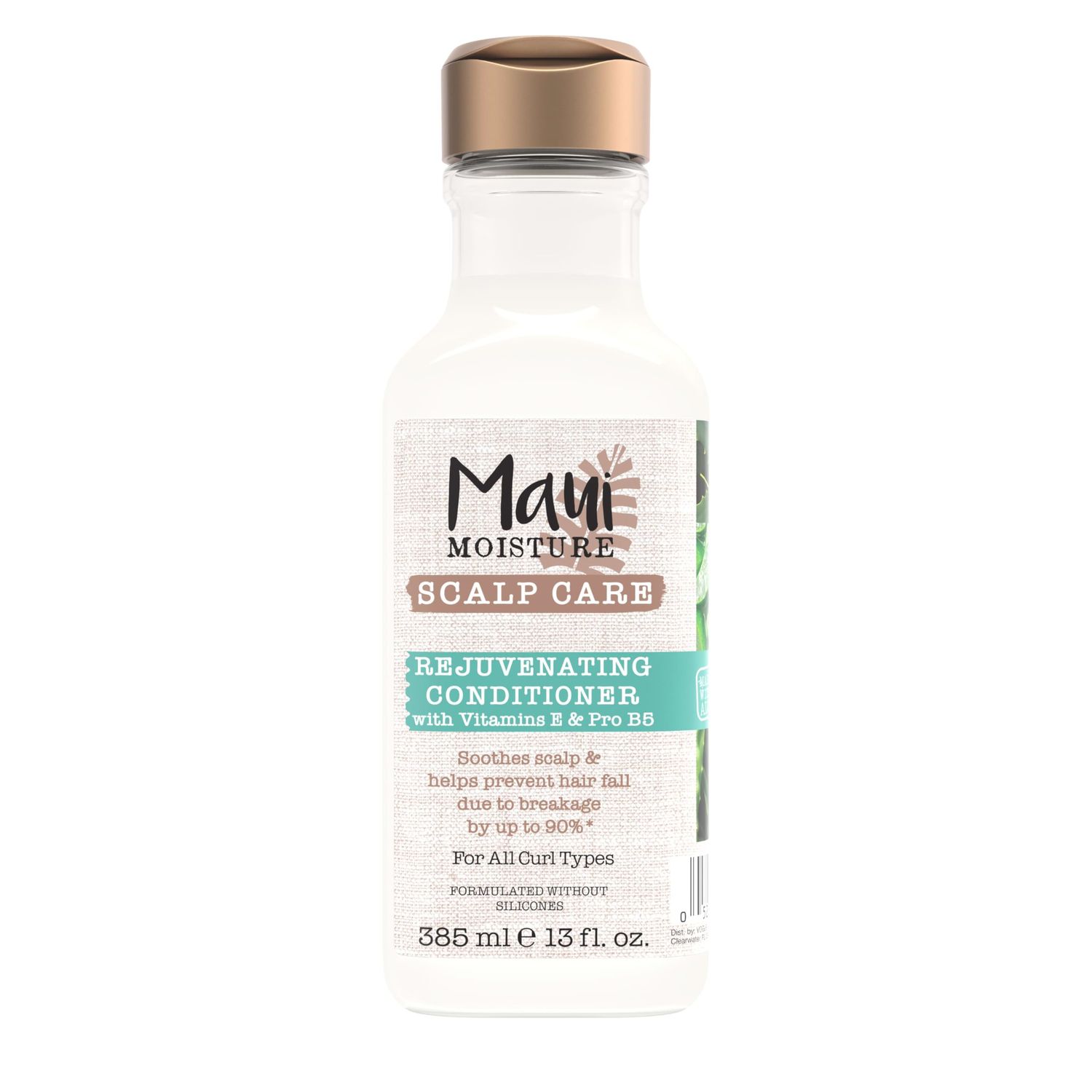 Maui Moisture Scalp Care Rejuvenating Conditioner, Soothing Curly Hair Conditioner with Vitamin E, Pro-Vitamin B5 &amp; Aloe Vera, Silicone-Free, 13 fl. oz