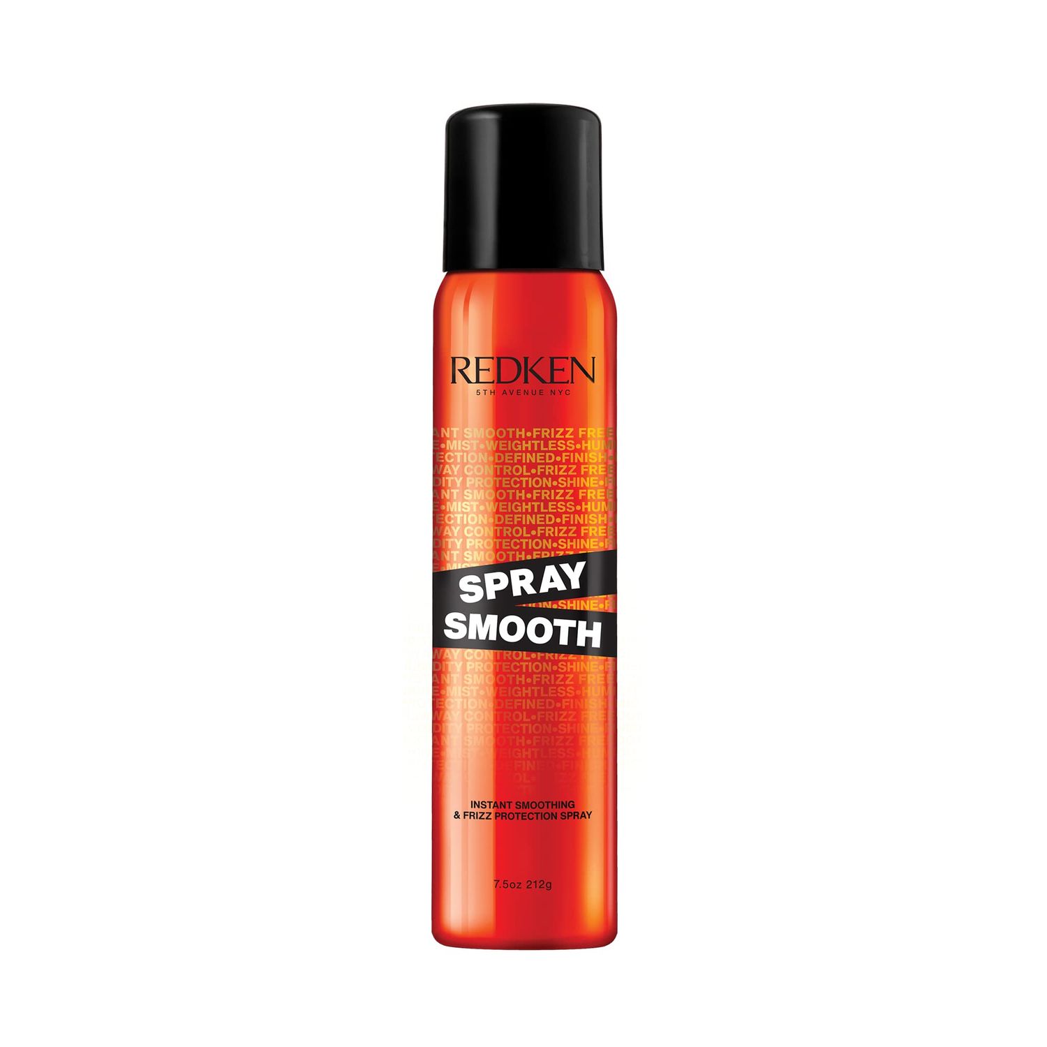 Redken Spray Smooth Anti Frizz Hair Spray | Frizz Control and Heat Protection | Instant Smoother | With Citric Acid | Paraben, Sulfate &amp; Silicone-Free| 7.5 Oz
