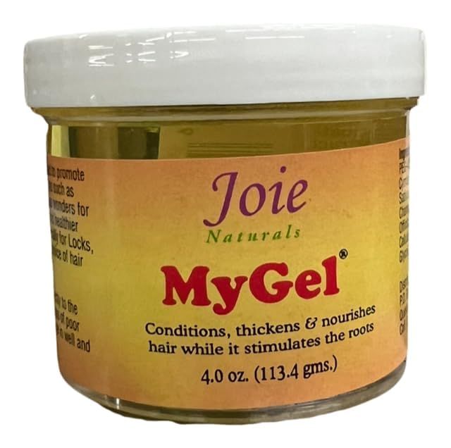 Joie Naturals MyGel Hair Gel for Women Edge Control Braiding Gel - 4Oz Hair Gel for Men - Gel for Curly Hair Enriched with Plant Oils, Herbal Extracts - Nourishing Styling Gel for Braids,