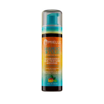 Mielle Organics Mango &amp; Tulsi Hair Nourishing Silk Texture Mousse, 7.5 Ounce