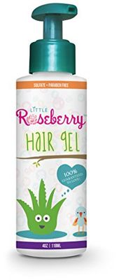 Hair Gel for Kids | Light Hold | Chemical Free | Made with Organic Aloe Vera and Vitamins | Safe on Babies, Toddlers, Men and Women | Always Paraben, Sulfate &amp; Fragrance Free | Made in USA (1 Unit)
