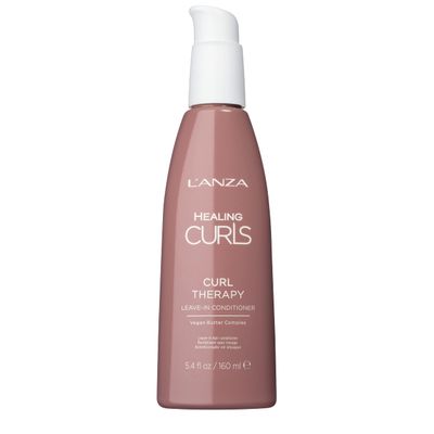 L&#39;ANZA Healing Curls Curl Therapy Leave In Conditioner - Leave in Conditioner for Curly Hair for Hydrating and Detangling to Prevent Breakage with Sulphate Free, Paraben Free Formula (5.4 Fl Oz)