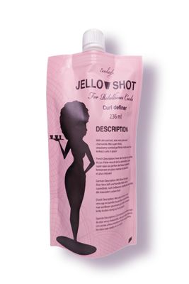 Ecoslay Jello Shot, Extra Firm Hold Gel, Super Thick, Aloe and Okra formula, 8oz