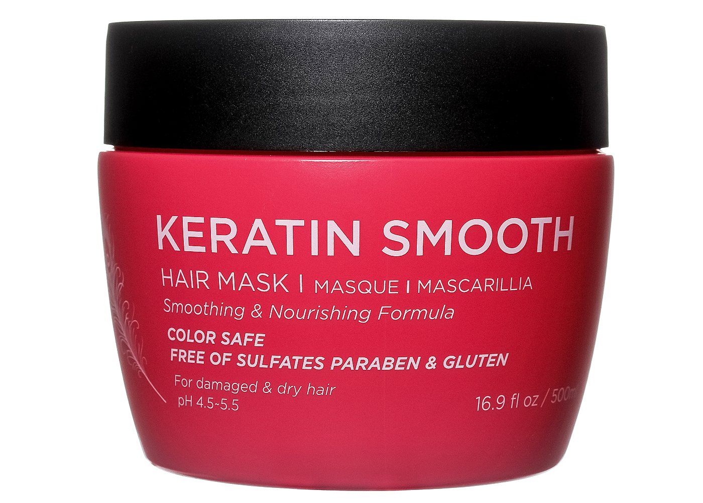 Luseta Keratin Smooth Hair Mask Hydrating &amp; Nourishing for Dry Damaged Hair 16.9 oz