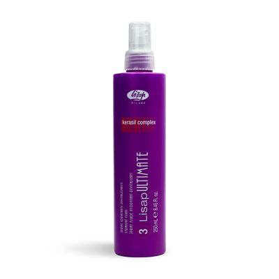 Lisap Heat Protectant for Hair, Ultimate Straight Fluid Hair Spray, Anti Frizz Hair Products, Thermal Protection Hydrating, Strengthening, Straightening &amp; Styling Spray, For All Hair Types, 8.45 fl oz