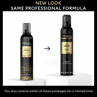 TRESemm Hair Mousse Extra Hold For 24H Touchable Hold &amp; Volume with Pro Lock Tech 10.5 Fl Oz (Pack of 6)