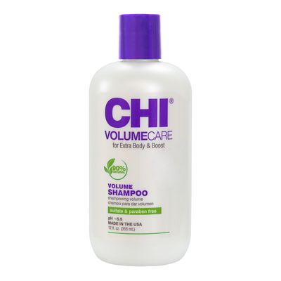 CHI VolumeCare Volumizing Shampoo, Increases Volume on Thin, Fine, or Flat Hair, Balances Moisture, Sulfate, Paraben, &amp; Cruelty-Free, 12 Oz