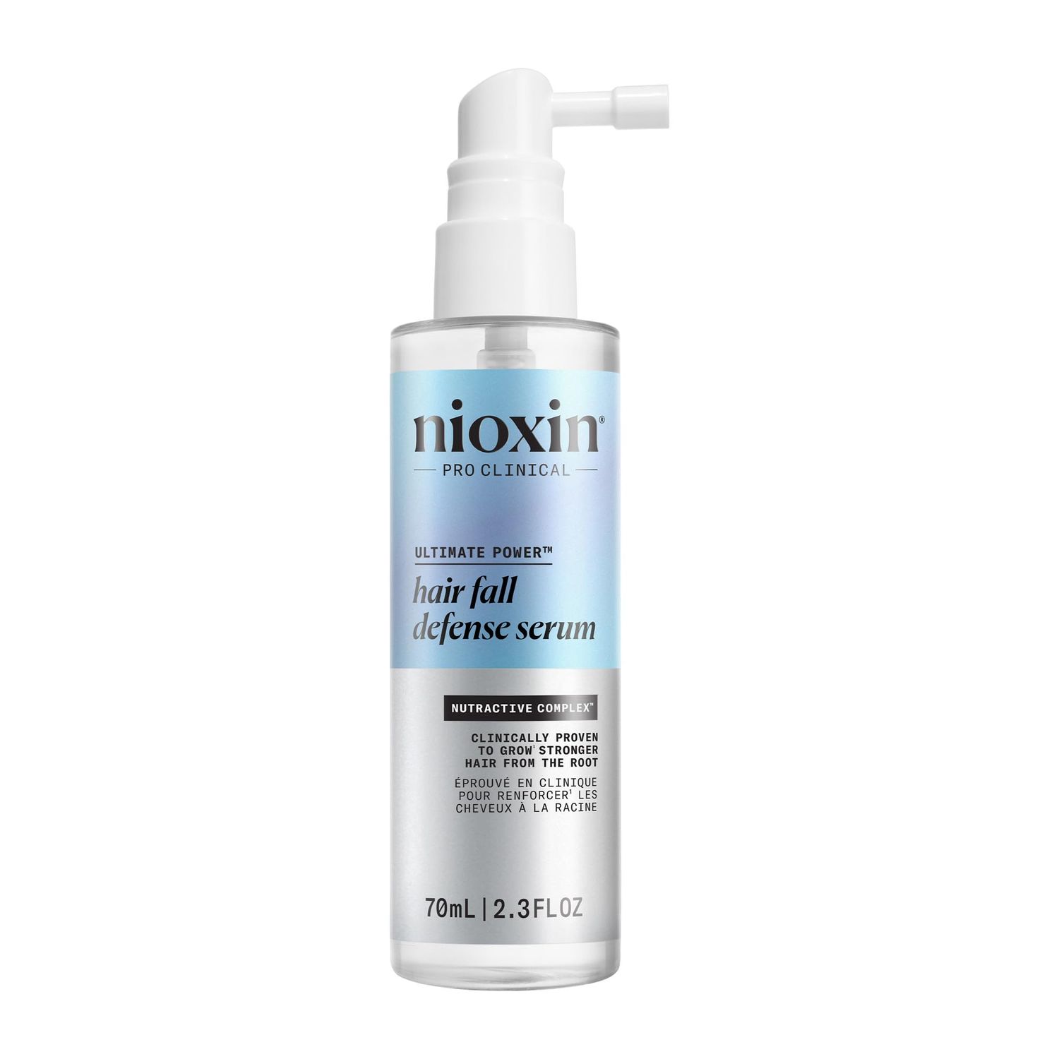 Nioxin Hair Fall Defense Intensive Daily Leave-In Hair Treatment | With Caffeine, Lauric Acid, Niacinamide and Sandalore | For Thicker and Stronger Hair | 2.3 Fl Oz