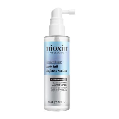 Nioxin Hair Fall Defense Intensive Daily Leave-In Hair Treatment | With Caffeine, Lauric Acid, Niacinamide and Sandalore | For Thicker and Stronger Hair | 2.3 Fl Oz