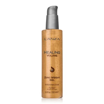 L&#39;ANZA Healing Volume Zero Weight Gel, Extra Hold Hair Gel Dramatically Boosts Shine, Volume, and Thickness of Fine Flat Hair, And Styling Gel For Edge Control, Braiding &amp; Hair Styling (6.8 Fl Oz)