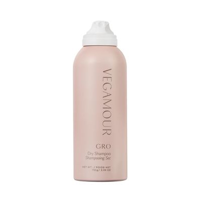 VEGAMOUR GRO Dry Shampoo, Volumizing Dry Shampoo Spray Formulated Without Benzene, Supports Thicker Fuller Looking Hair, Natural Citrus Scent (3.95 oz)