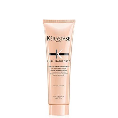 KRASTASE Curl Manifesto Hydratation Essentielle Conditioner, Lightweight Conditioner, Detangles, Smooths &amp; Prevents Frizz for All Wavy, Very Curly &amp; Coily Hair, 8.5 Fl Oz