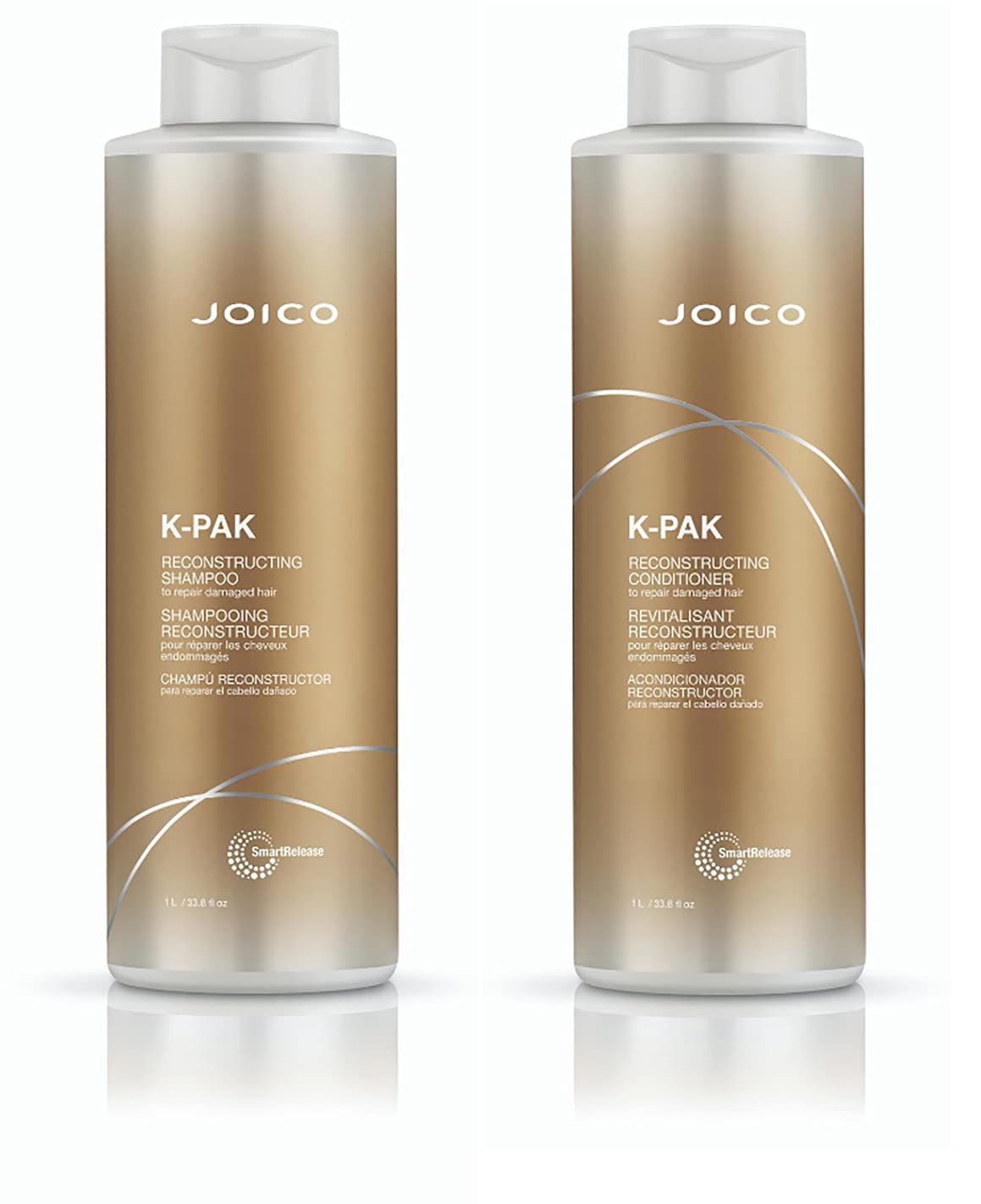 Joico K-PAK Daily Shampoo &amp; Conditioner Set to Repair Damage, 33.8-Ounce