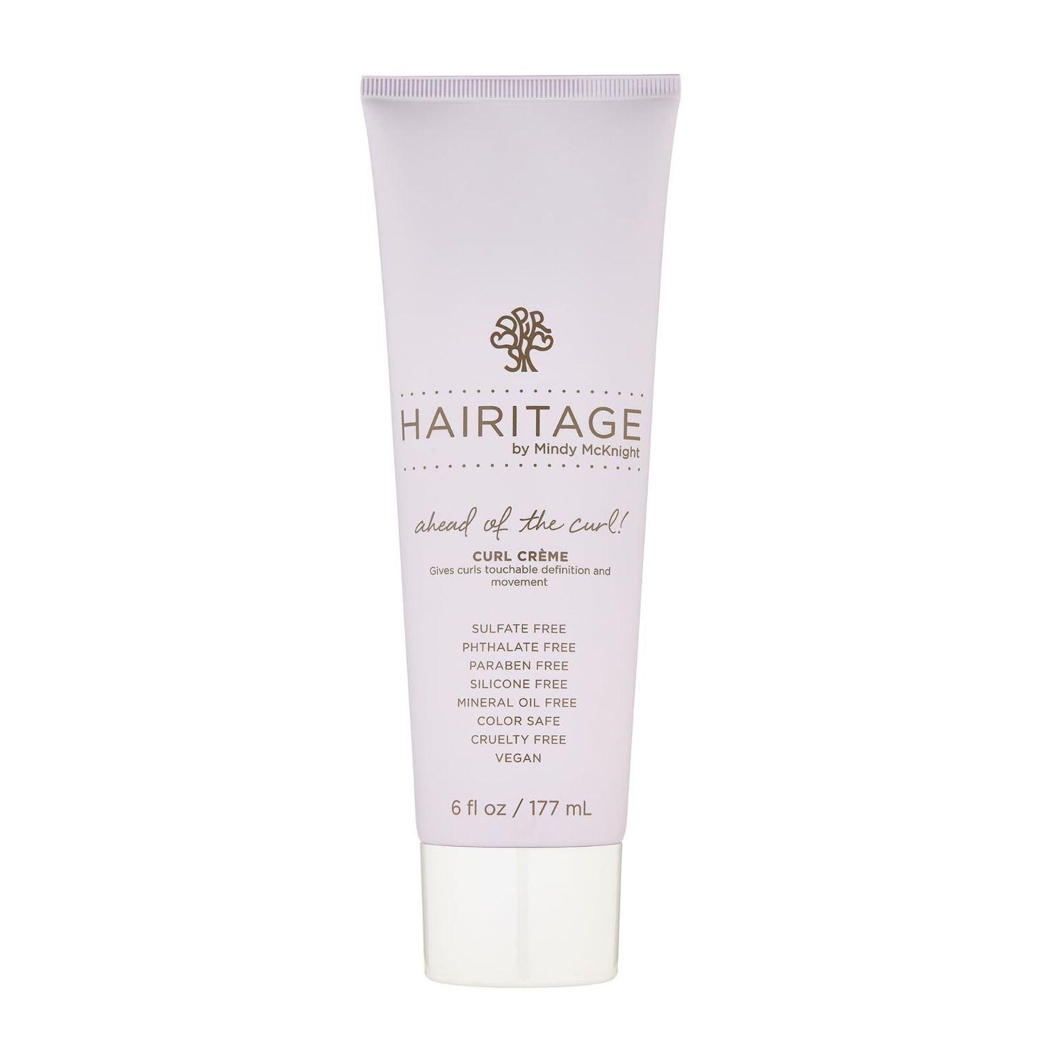 Hairitage Hydrating Curl Cream with Jojoba Oil for Hair - Coily + Curly Hair Product - Curl Defining Cream for Frizz Control - Gives Curls Bounce - Color Safe, Vegan, 6 oz.