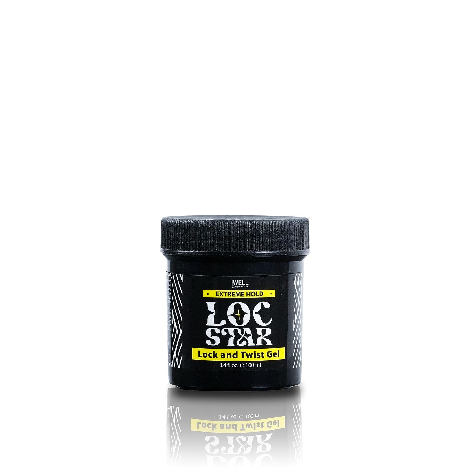 IWELL Signature Loc Star Lock &amp; Twist Gel | Extreme Hold | Smooths &amp; Tames Frizz | No Heavy Residue | Long-Lasting | Paraben-free | 3.4 fl oz